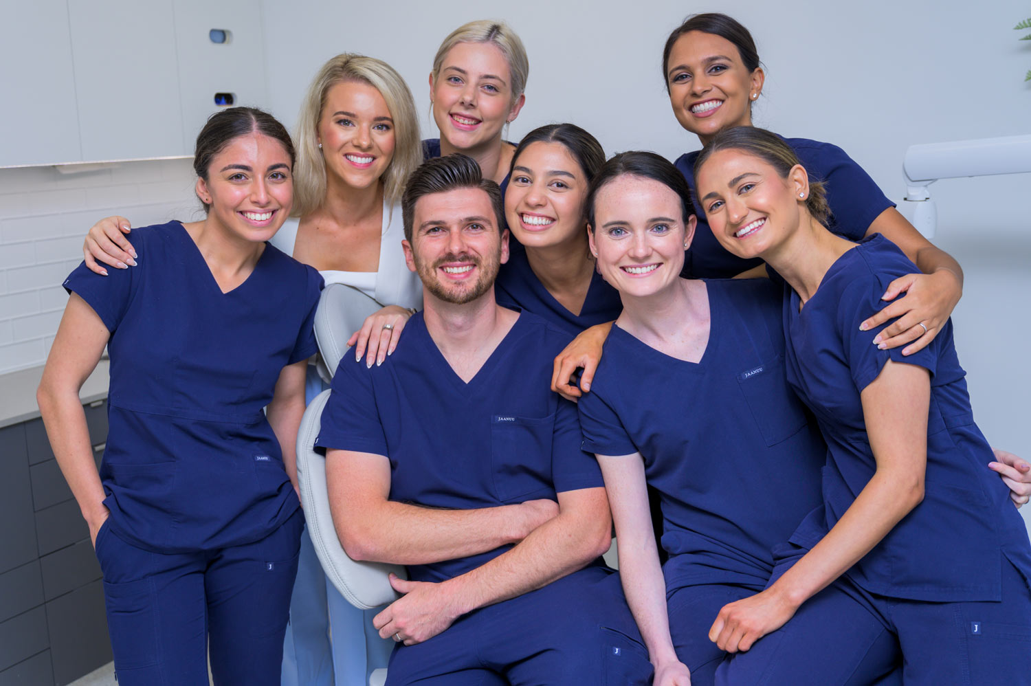 The Shine Bright Dental team in Castle Hill is like a family